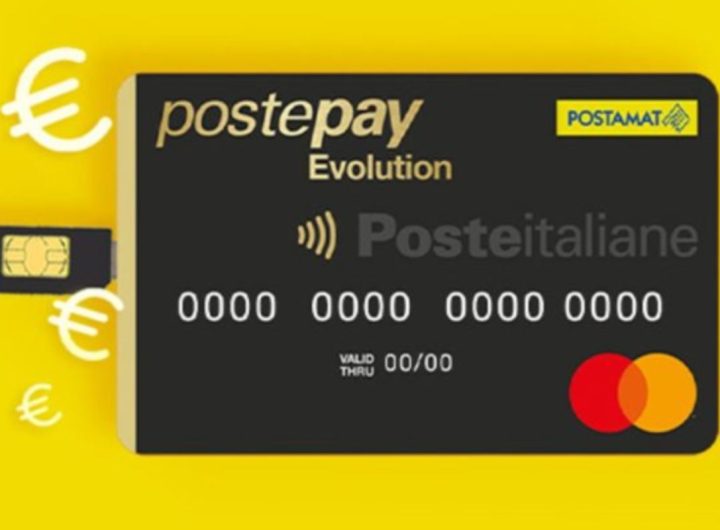 Illustrazione di come si presenta una PostePay Evolution (posteitaliane.it FOTO)