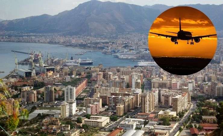 Palermo e un aereo