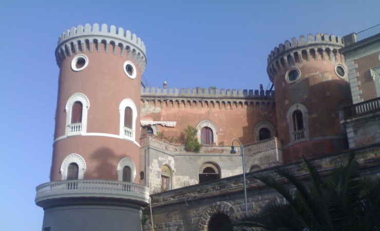 Scorcio di Villa Volpicelli a Posillipo