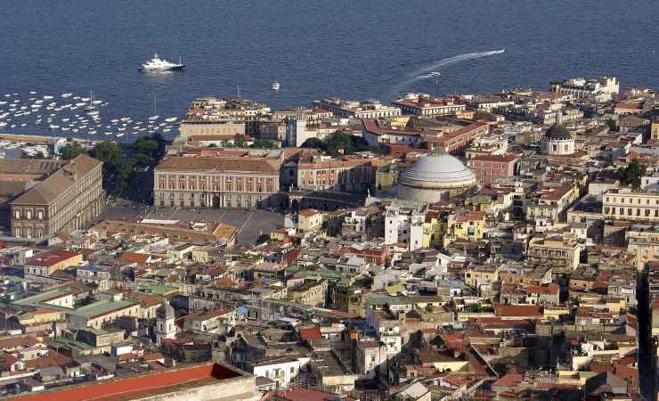Vista panoramica di Napoli